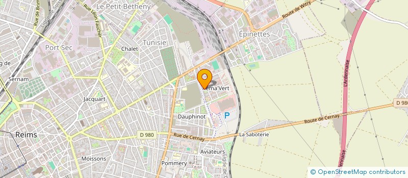 localisation de l'entreprise MONSIEUR HAMZA EL BOUSSAIDI  REIMS