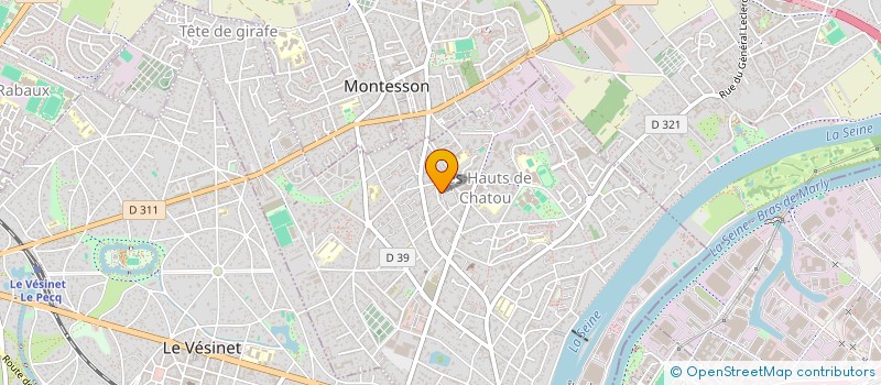 localisation de l'entreprise MONSIEUR HAMZA EL HADDAD  CHATOU