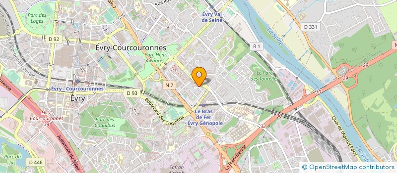 localisation de l'entreprise MONSIEUR HAMZA EL JAADI  EVRY-COURCOURONNES