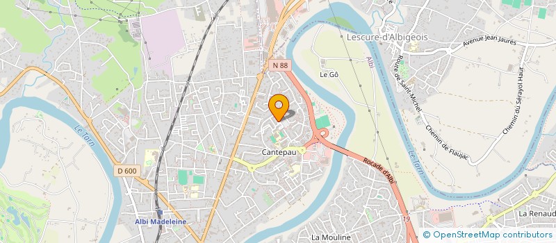 localisation de l'entreprise MONSIEUR HAMZA EL KAID LATTAR à ALBI