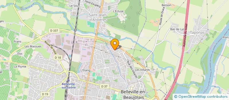 localisation de l'entreprise MONSIEUR HAMZA EL KORICHI  BELLEVILLE-EN-BEAUJOLAIS