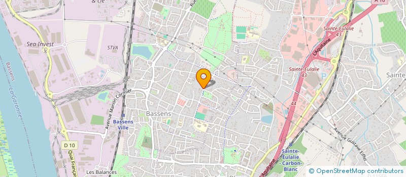 localisation de l'entreprise MONSIEUR HAMZA EL KSIR  BASSENS