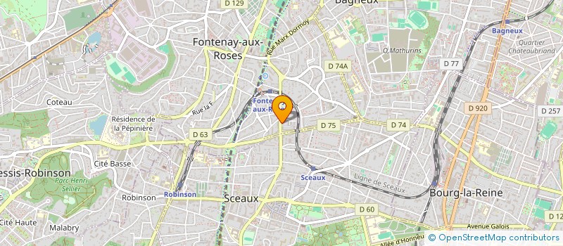 localisation de l'entreprise MONSIEUR HAMZA EL MAHI à FONTENAY-AUX-ROSES