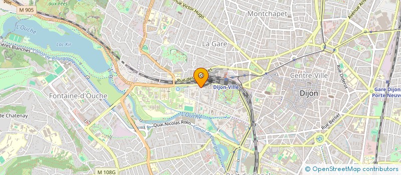 localisation de l'entreprise MONSIEUR HAMZA EL MERCHANNI  DIJON