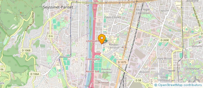 localisation de l'entreprise MONSIEUR HAMZA ELBEY  GRENOBLE