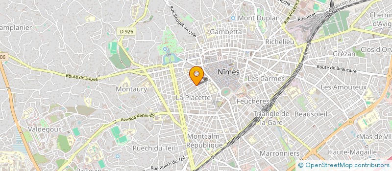 localisation de l'entreprise MONSIEUR HAMZA ELJAOUAHIRY  NIMES