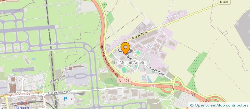 localisation de l'entreprise MONSIEUR HAMZA ELKAFIF  LE MESNIL-AMELOT