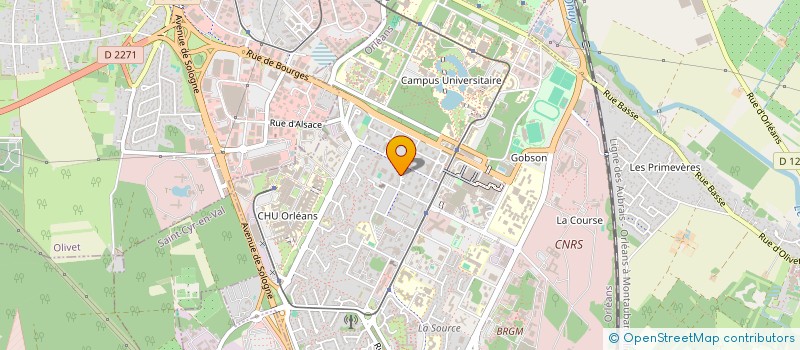 localisation de l'entreprise MONSIEUR HAMZA ELOUALI à ORLEANS