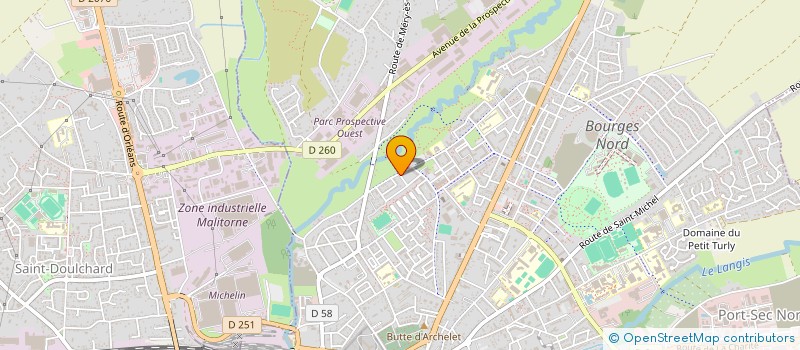 localisation de l'entreprise MONSIEUR HAMZA EN-NYLY  BOURGES