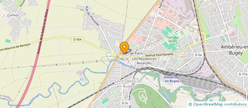 localisation de l'entreprise MONSIEUR HAMZA ERDINC  AMBERIEU-EN-BUGEY