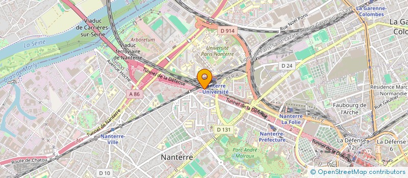 localisation de l'entreprise MONSIEUR HAMZA ERRADOUANI  NANTERRE