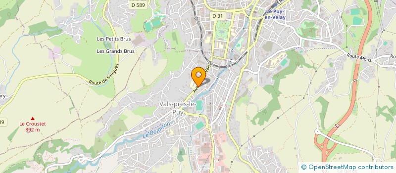 localisation de l'entreprise MONSIEUR HAMZA FATHALLAH  VALS-PRES-LE-PUY