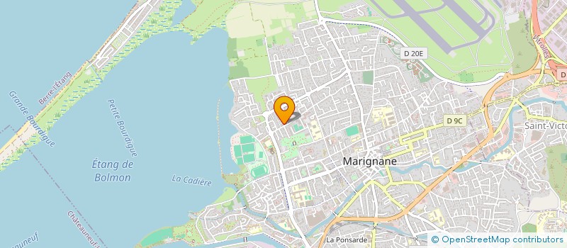 localisation de l'entreprise MONSIEUR HAMZA FAZAI  MARIGNANE