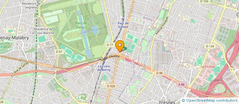 localisation de l'entreprise MONSIEUR HAMZA GABAJI à ANTONY