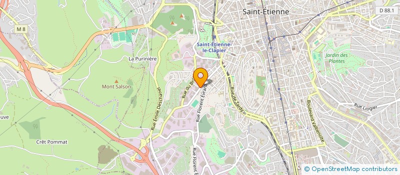 localisation de l'entreprise MONSIEUR HAMZA GAHA à SAINT-ETIENNE