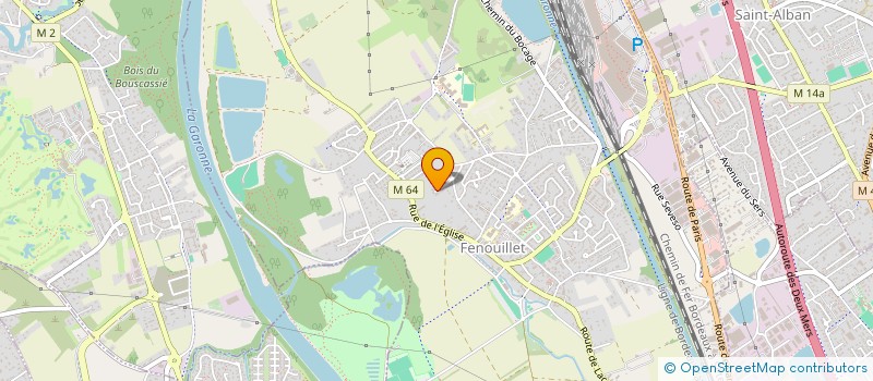 localisation de l'entreprise MONSIEUR HAMZA GARTOUMI  FENOUILLET