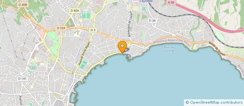 localisation de l'entreprise MONSIEUR HAMZA GUEDIRI  LA CIOTAT