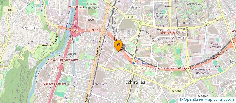 localisation de l'entreprise MONSIEUR HAMZA GUENFOUD à ECHIROLLES