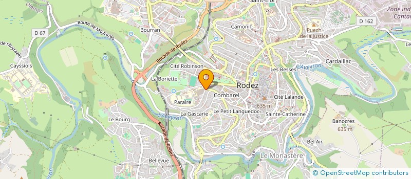 localisation de l'entreprise MONSIEUR HAMZA HABANI  RODEZ