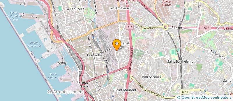 localisation de l'entreprise MONSIEUR HAMZA HABHAB à MARSEILLE