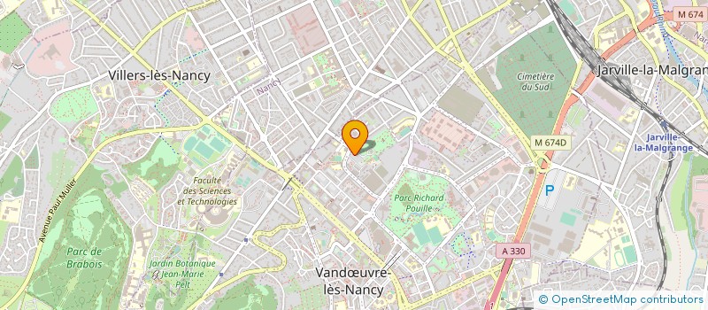 localisation de l'entreprise MONSIEUR HAMZA HADJADJ  VANDUVRE-LES-NANCY