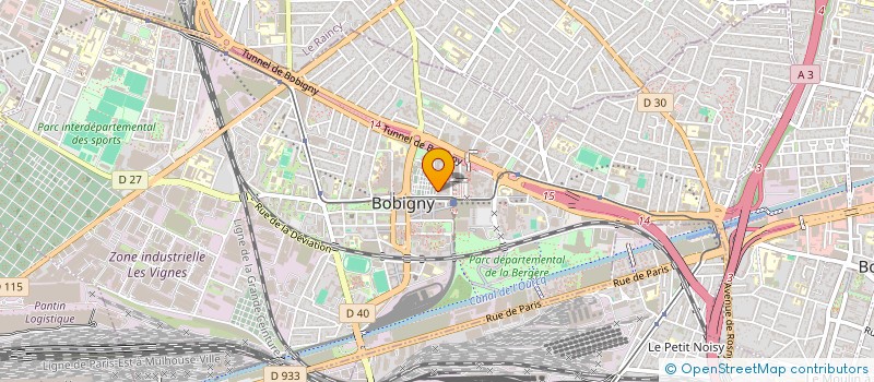 localisation de l'entreprise MONSIEUR HAMZA HAJILA  BOBIGNY