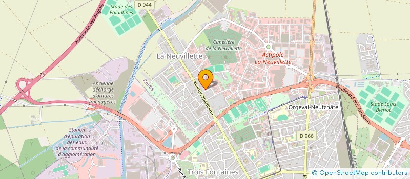 localisation de l'entreprise MONSIEUR HAMZA HALHOULI  REIMS