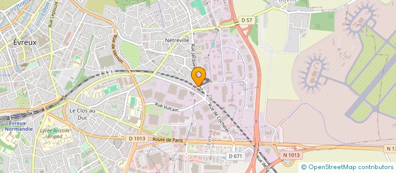 localisation de l'entreprise MONSIEUR HAMZA HAMDI  EVREUX