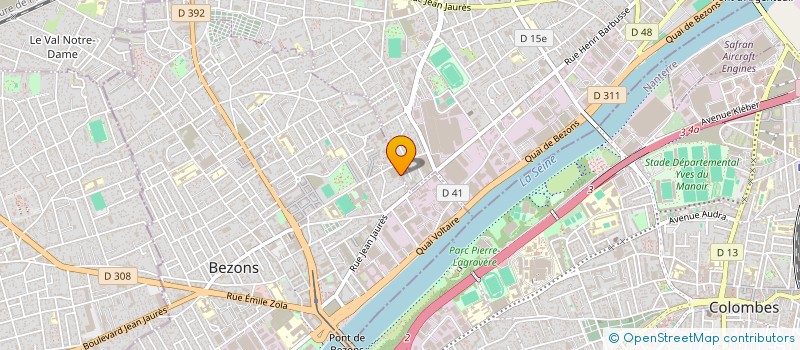 localisation de l'entreprise MONSIEUR HAMZA HAMMAD à BEZONS