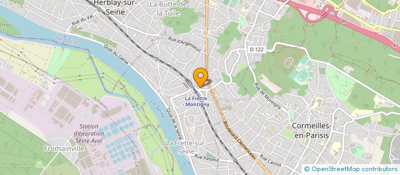 localisation de l'entreprise MONSIEUR HAMZA HAMMOU  LA FRETTE-SUR-SEINE