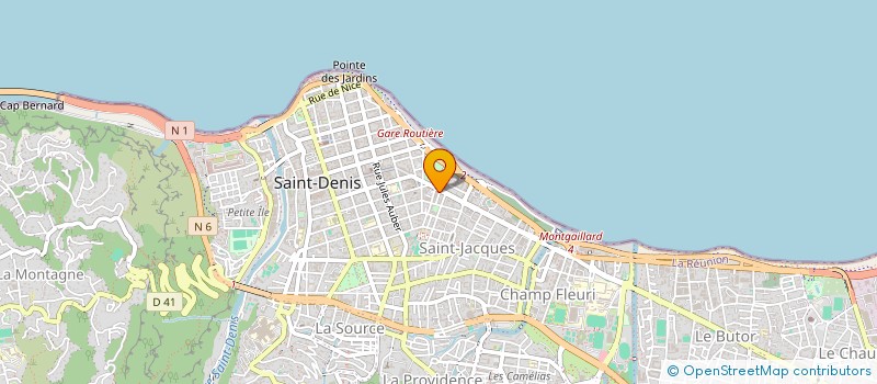 localisation de l'entreprise MONSIEUR HAMZA HAMZA  SAINT-DENIS