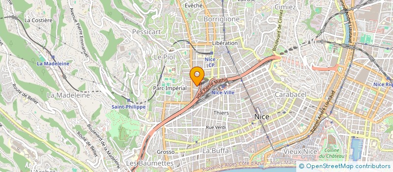 localisation de l'entreprise MONSIEUR HAMZA HAMZAOUI à NICE