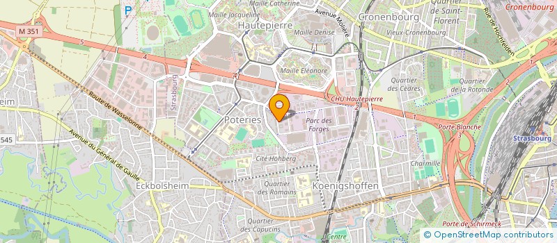 localisation de l'entreprise MONSIEUR HAMZA HAOUAS à STRASBOURG