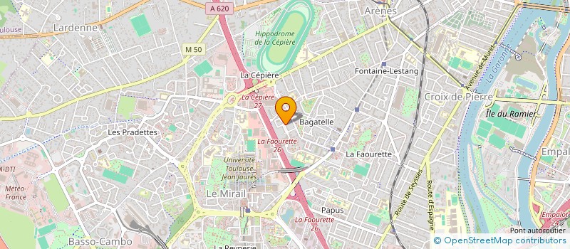 localisation de l'entreprise MONSIEUR HAMZA HASNAOUI  TOULOUSE