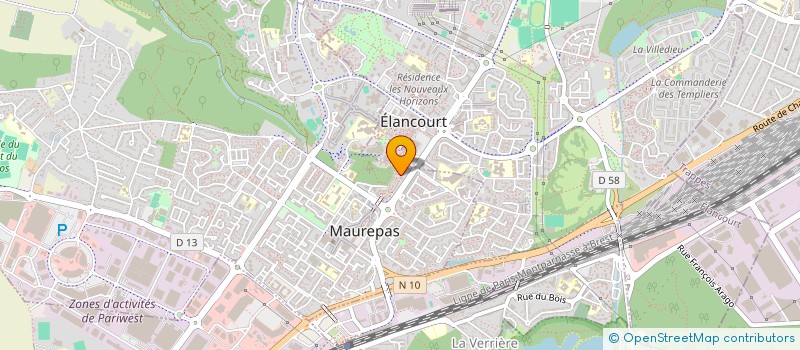 localisation de l'entreprise MONSIEUR HAMZA HATTAB  MAUREPAS