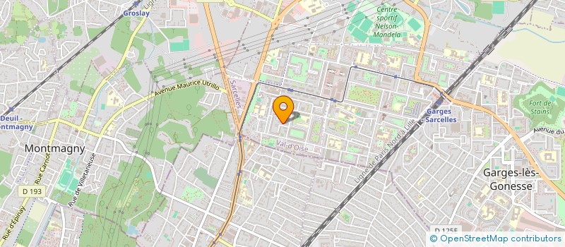 localisation de l'entreprise MONSIEUR HAMZA HERROU  SARCELLES