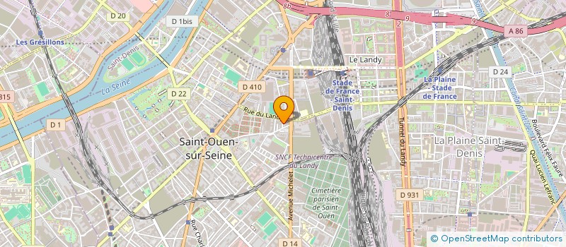 localisation de l'entreprise MONSIEUR HAMZA HNIOUA à SAINT-OUEN-SUR-SEINE