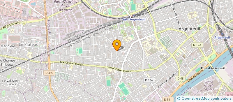 localisation de l'entreprise MONSIEUR HAMZA IDIRI  ARGENTEUIL