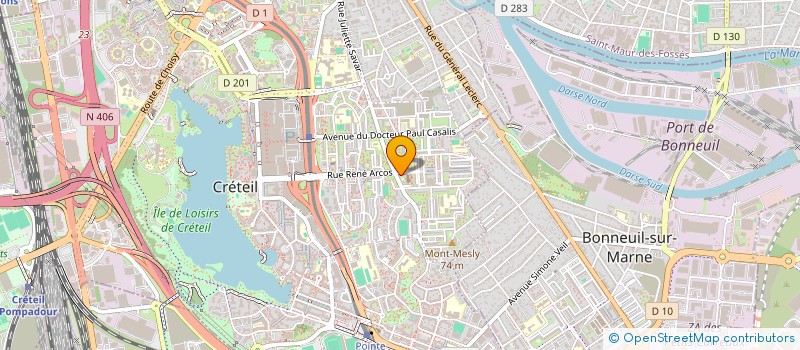 localisation de l'entreprise MONSIEUR HAMZA JARRAY  CRETEIL