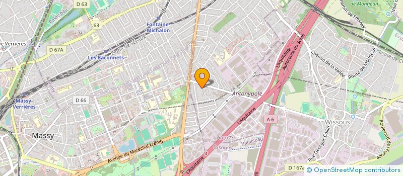 localisation de l'entreprise MONSIEUR HAMZA JEMAL à ANTONY