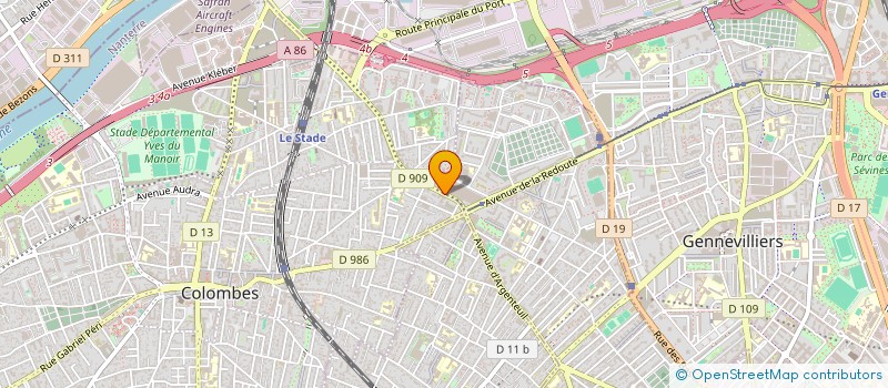 localisation de l'entreprise MONSIEUR HAMZA JERTEN à COLOMBES