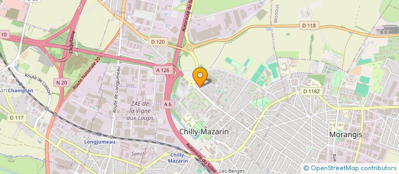 localisation de l'entreprise MONSIEUR HAMZA KAMAL EL IDRISSI  CHILLY-MAZARIN