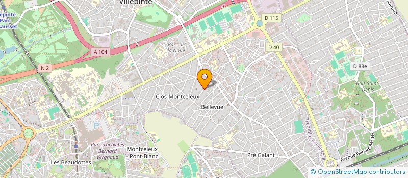 localisation de l'entreprise MONSIEUR HAMZA KAROUN à VILLEPINTE