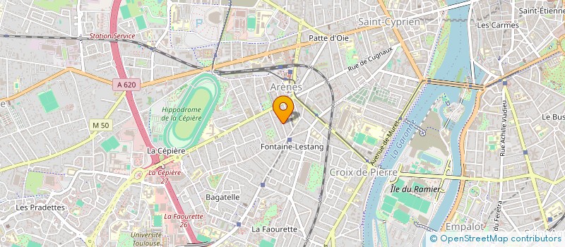 localisation de l'entreprise MONSIEUR HAMZA KATEB  TOULOUSE