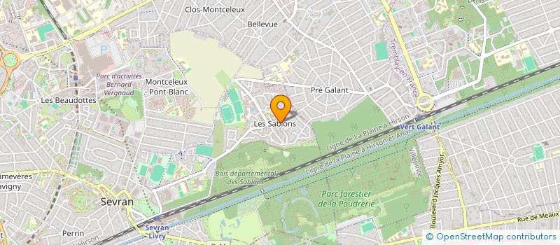 localisation de l'entreprise MONSIEUR HAMZA KHACHAB  SEVRAN