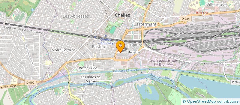 localisation de l'entreprise MONSIEUR HAMZA KHAN  CHELLES