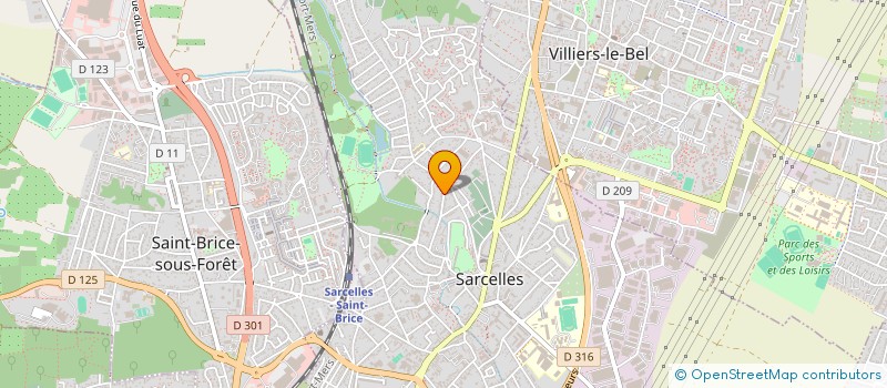 localisation de l'entreprise MONSIEUR HAMZA KHAN  SARCELLES