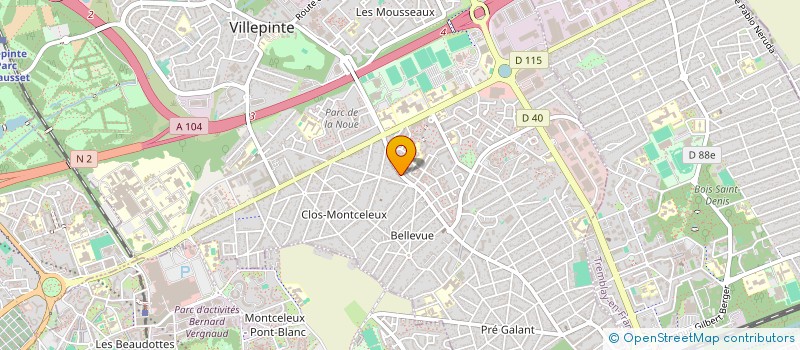 localisation de l'entreprise MONSIEUR HAMZA KHANFOUR à VILLEPINTE
