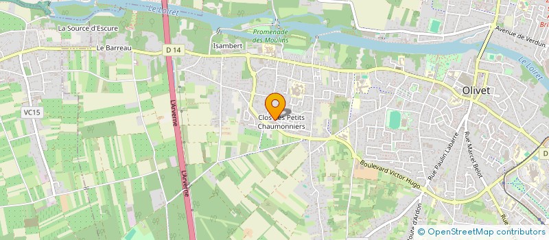 localisation de l'entreprise MONSIEUR HAMZA KHAYAT  OLIVET