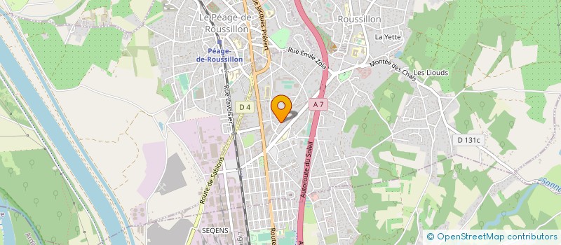 localisation de l'entreprise MONSIEUR HAMZA KOKEN  ROUSSILLON